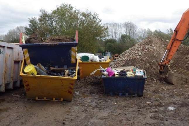 Richard Butler was ordered to pay £11,500 for running an illegal waste site