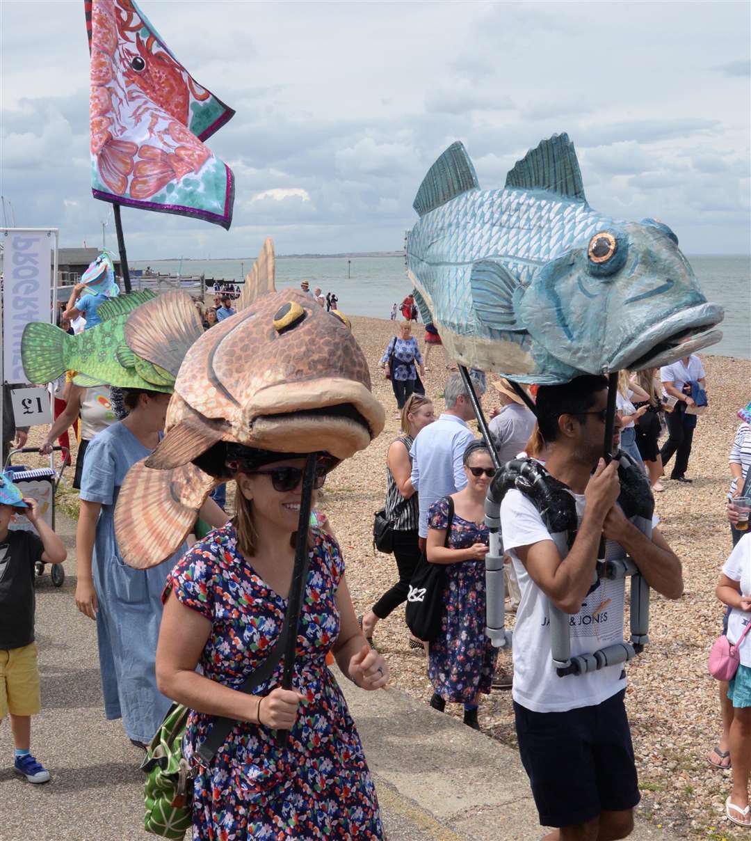 The Whitstable Oyster Festival parade at Tankerton last year Picture: Chris Davey