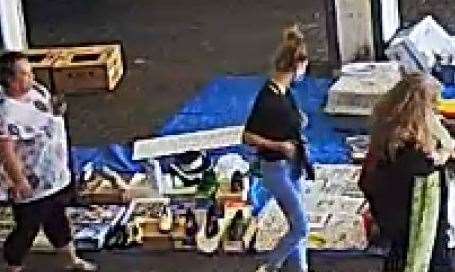 The alleged theft happened on Saturday, July 24. Picture supplied by Kent Police