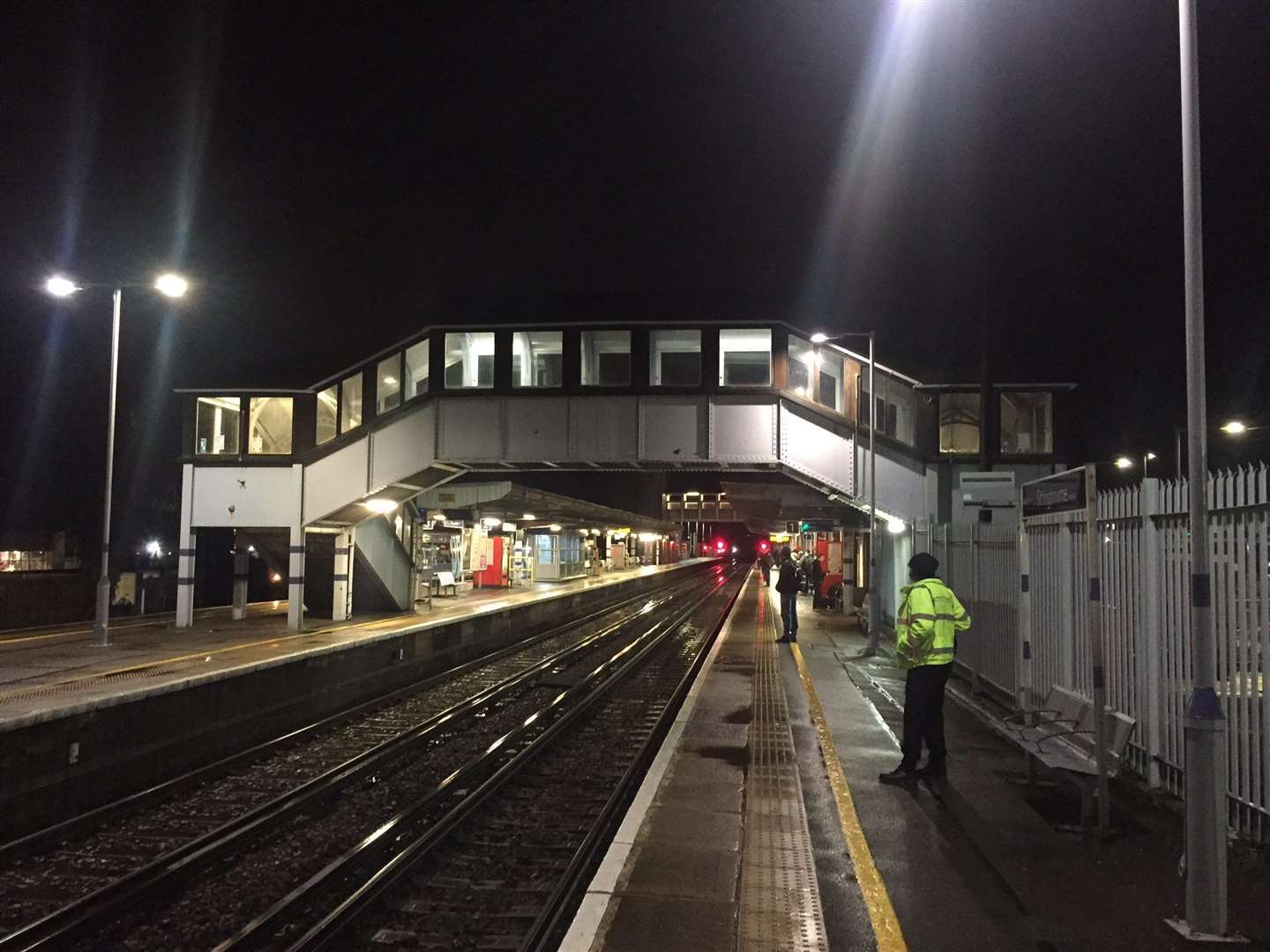 The footbridge at Sittingbourne railway station is to be demolished. Picture: Dominic Soave