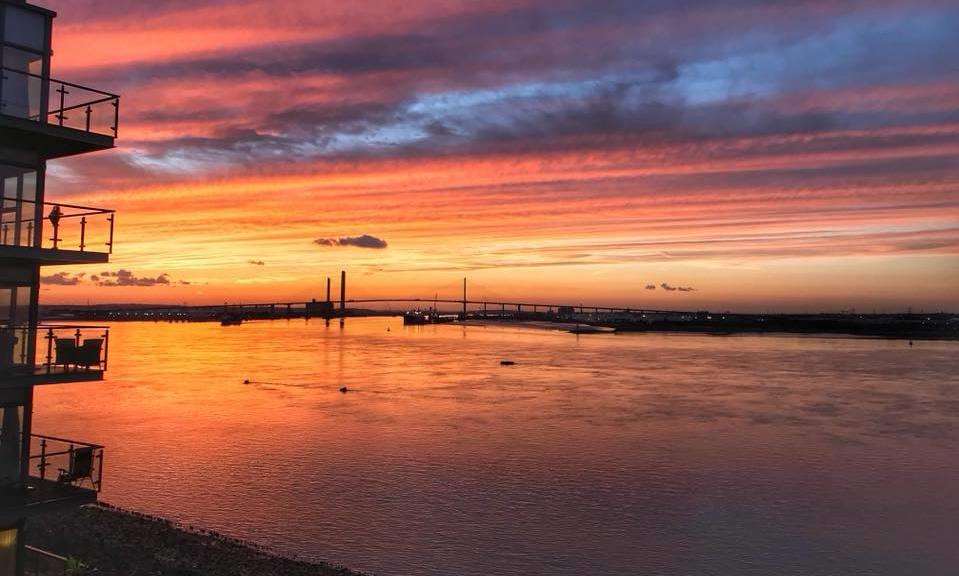 Sunset at Greenhithe. Picture: Nas Arshad