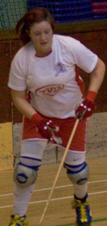England women's roller hockey player Emily Sheppard