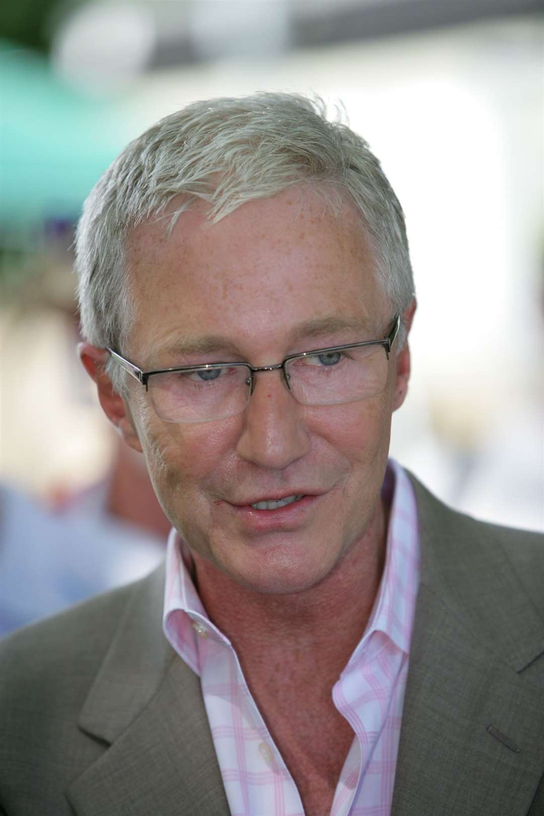 Paul O'Grady was pictured after opening the Aldington Primary School summer fete in 2007