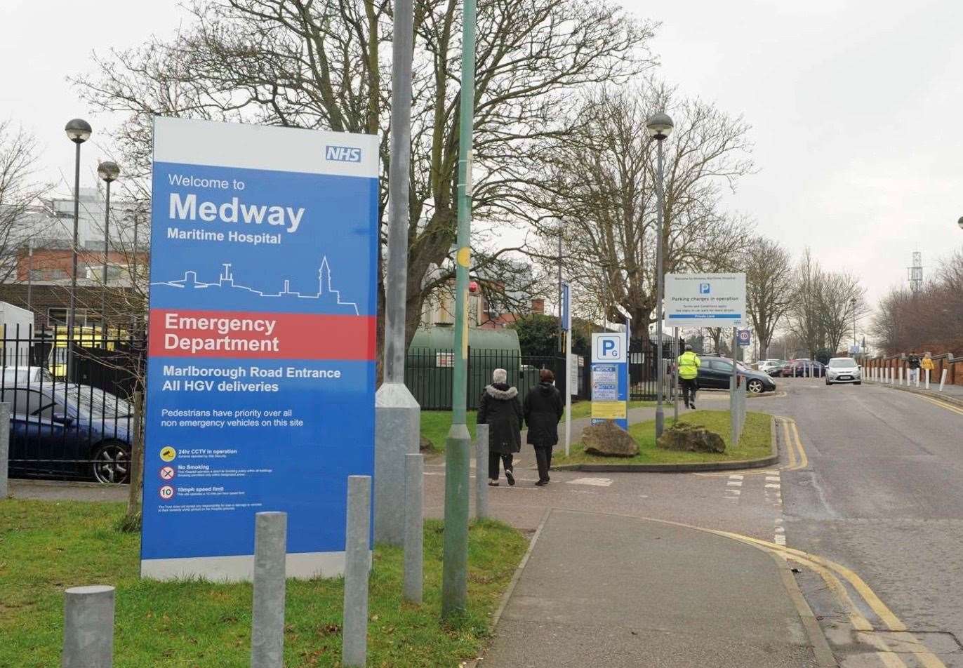 Medway Maritime Hospital. Stock Image