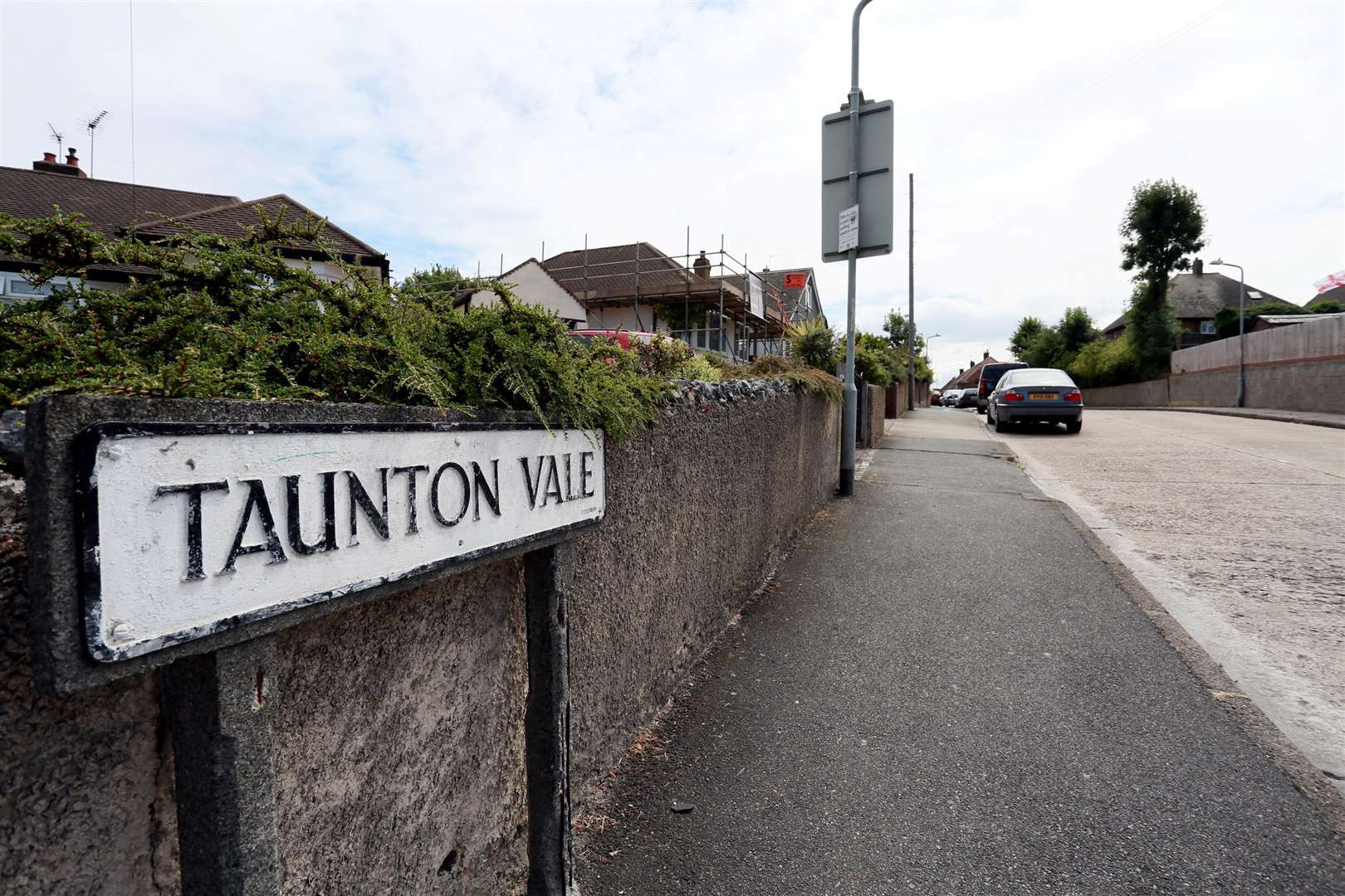 The altercation happened at a home in Taunton Vale..Picture: Phil Lee (3194767)