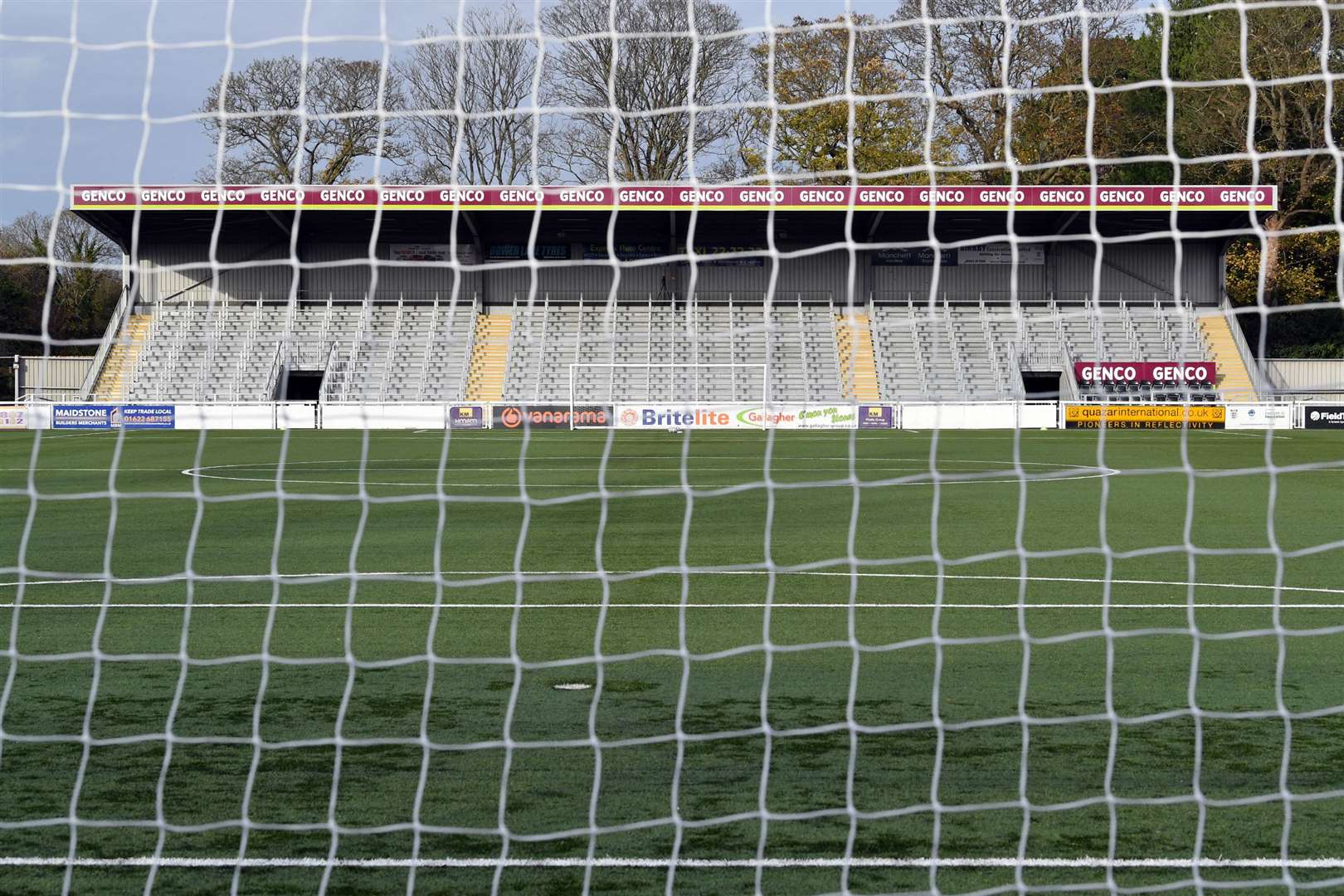 The Gallagher Stadium has been hosting matches behind closed doors all season Picture: Keith Gillard
