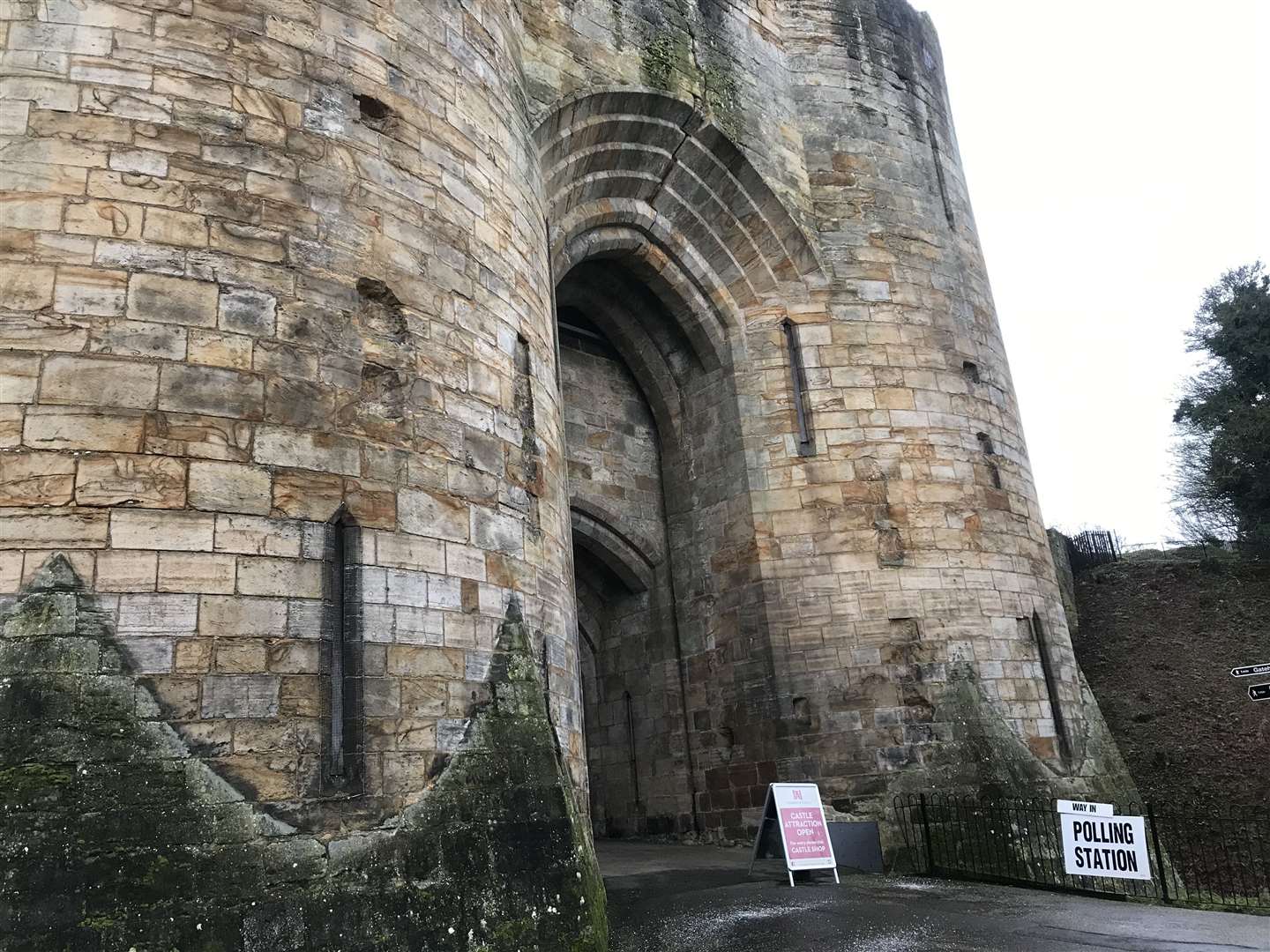 Village halls and schools aren't the only buildings to double as polling stations - Tonbridge Castle also opens its gates to voters (24077906)