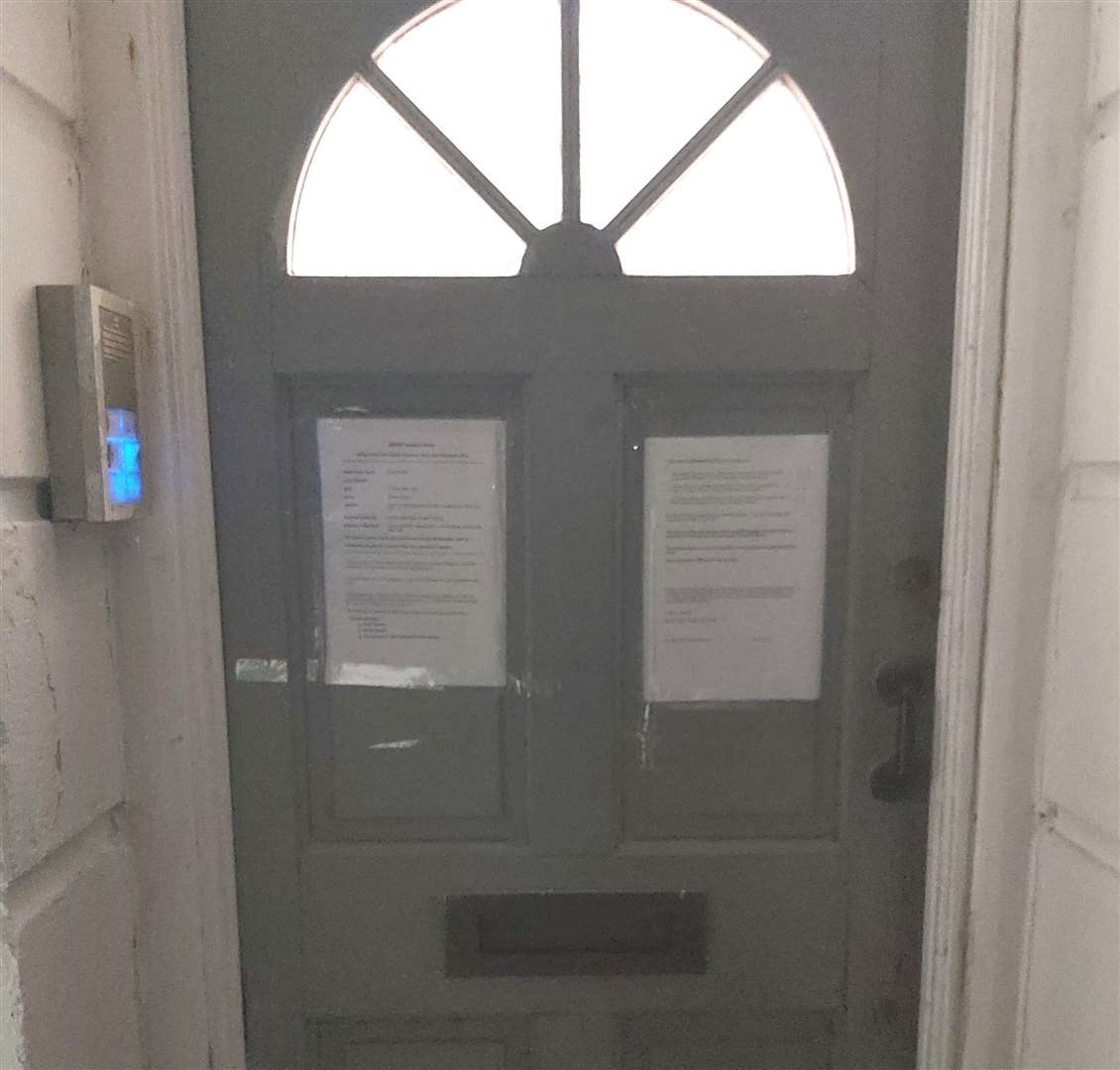 A closure order has been made for the flat in Holmesdale Terrace. Picture: Kent Police