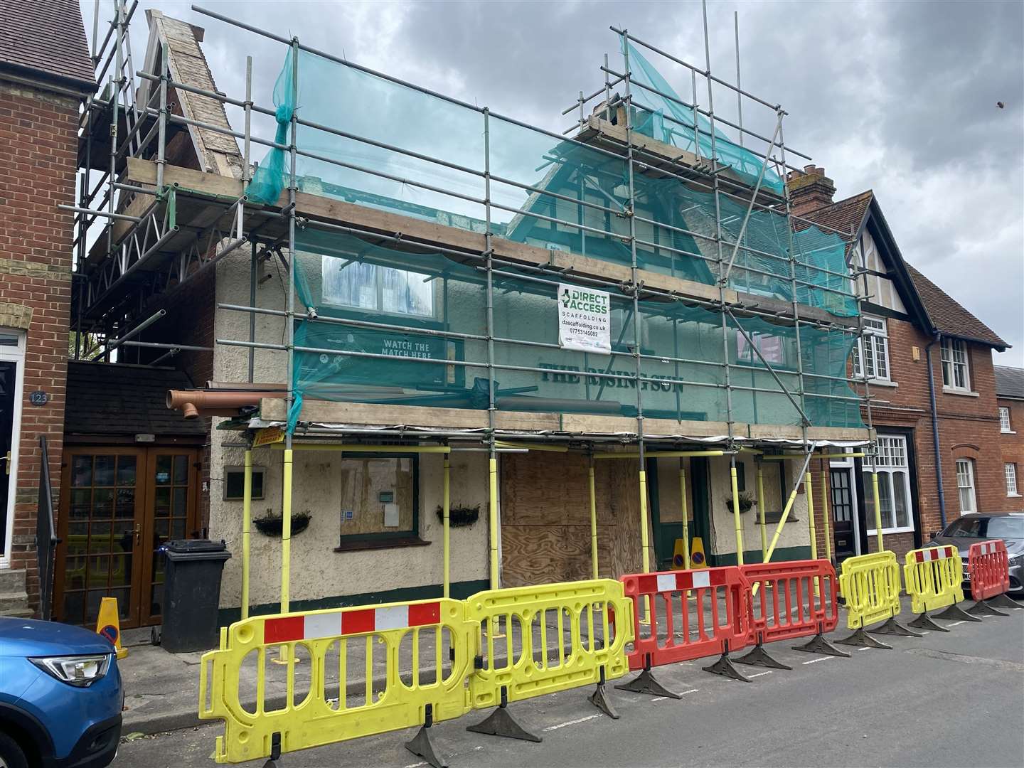 The Rising Sun pub in Malling is being converted into homes