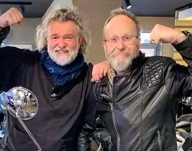 Si King and Dave Myers. Picture: The Hairy Bikers Instagram