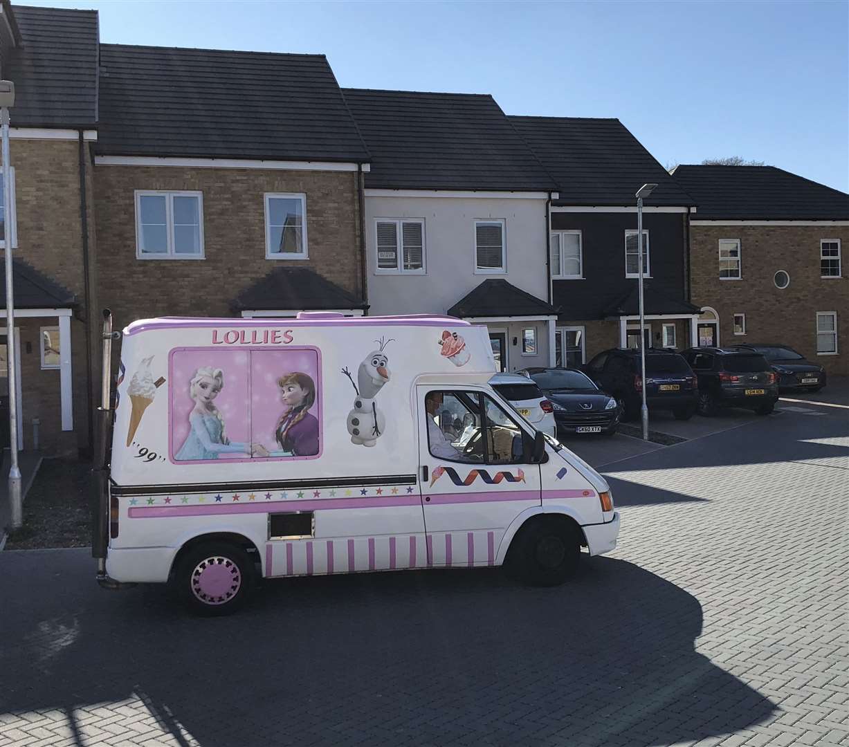 Ice cream van in Sittingbourne on Sunday