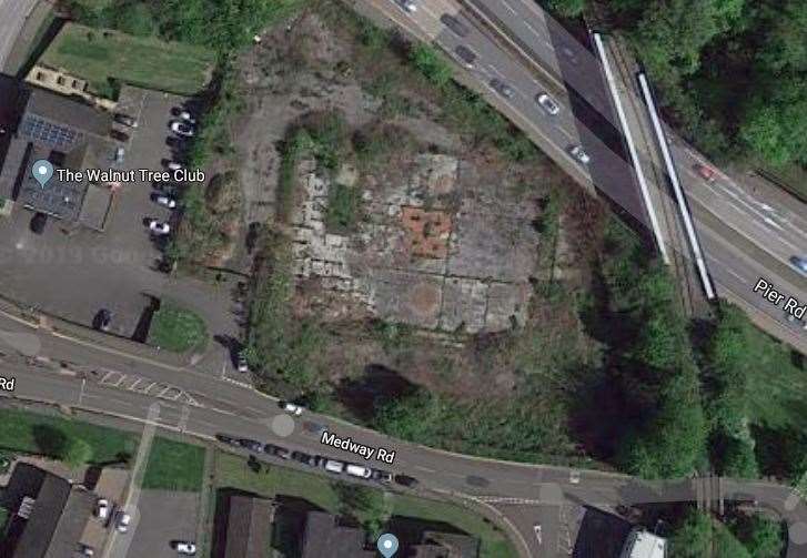 Lidl want to build a new store land north of Medway Road, Gillingham. Picture: Google Maps