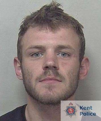 Jake Chambers was jailed for more than two years. Picture: Kent Police