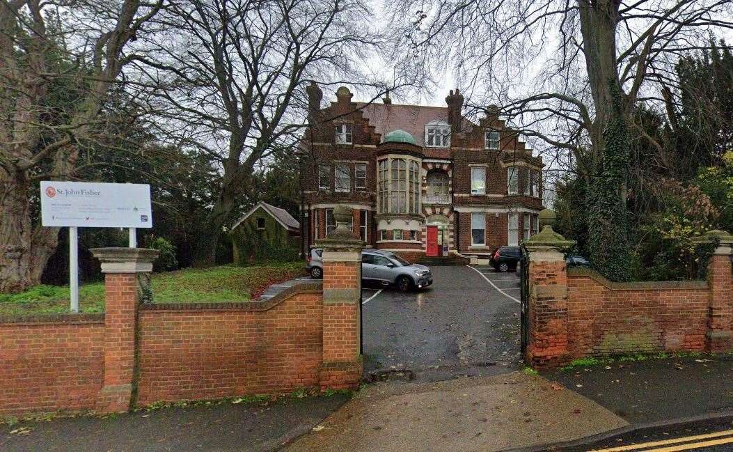 The former St John Fisher school building and grounds in Maidstone Road, Chatham, are up for sale. Picture: Google Street View