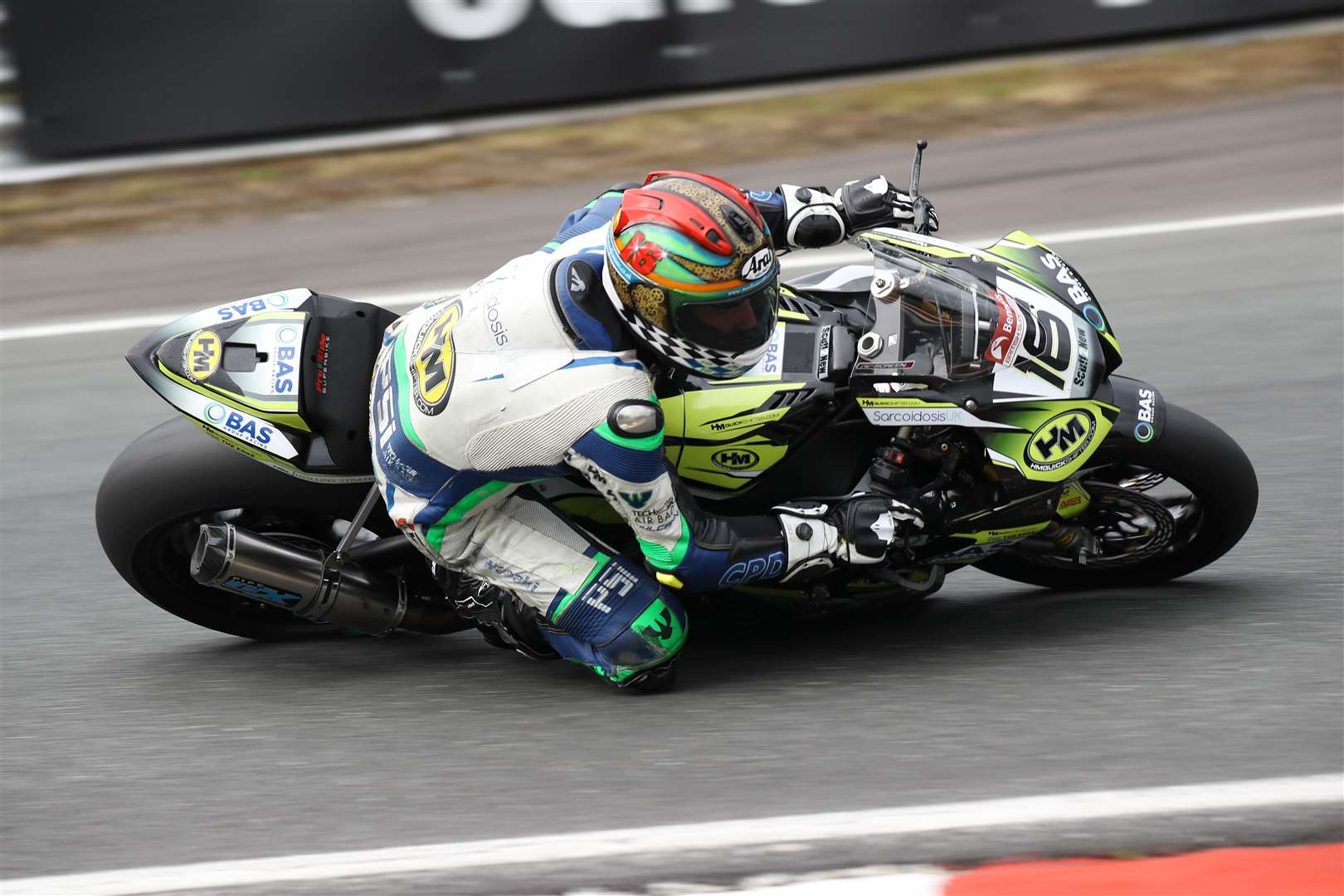 Luke Hopkins in action at Oulton Park Picture: Kerry Rawson