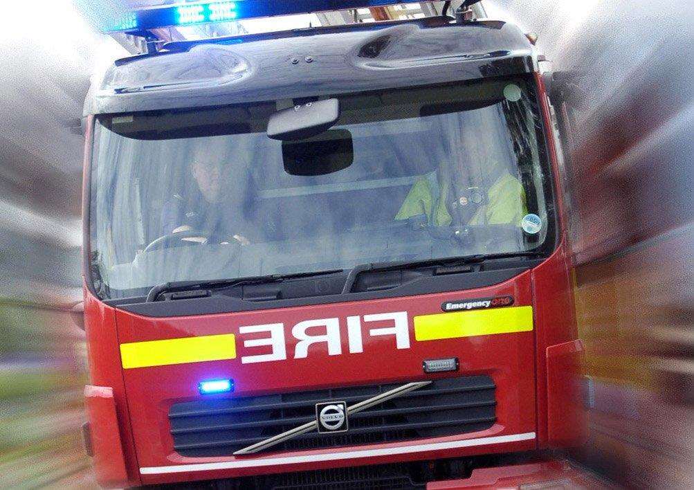 Firefighters extinguished the blaze in York Road, Maidstone. Stock picture