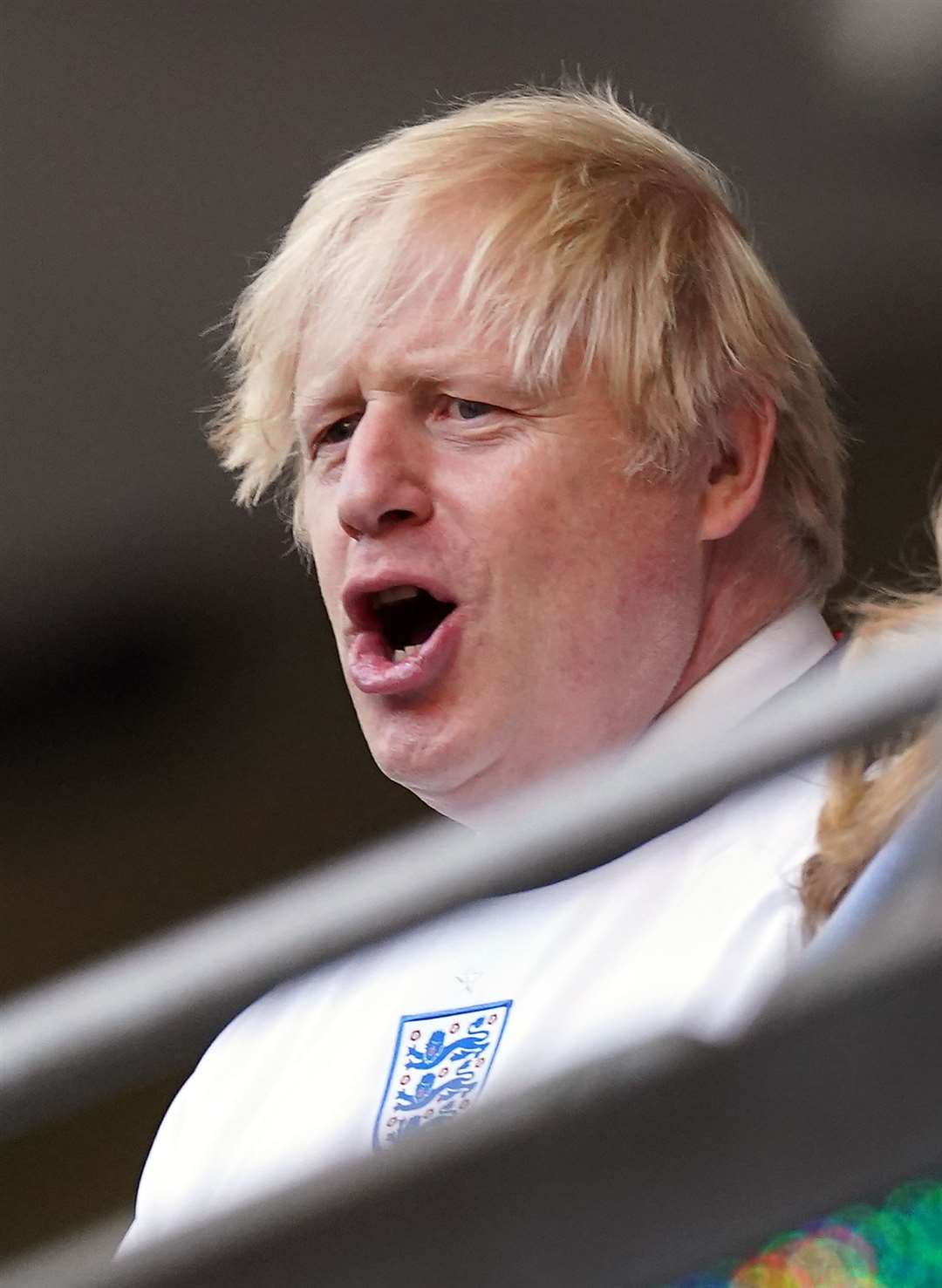 Prime Minister Boris Johnson at Wembley (Mike Egerton/PA)
