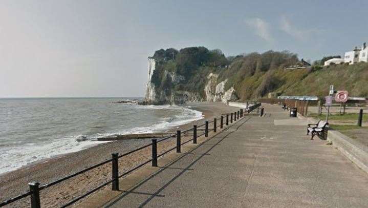 A search was carried out in St Margaret's Bay Picture: Google Maps