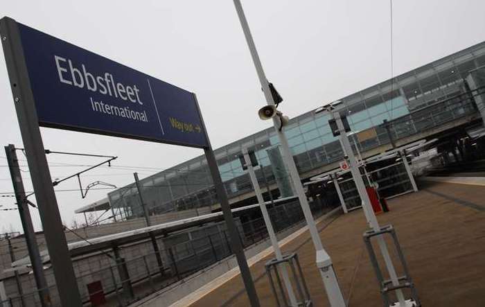 Ebbsfleet International has also seen services axed since Covid restrictions. Picture: Nick Johnson