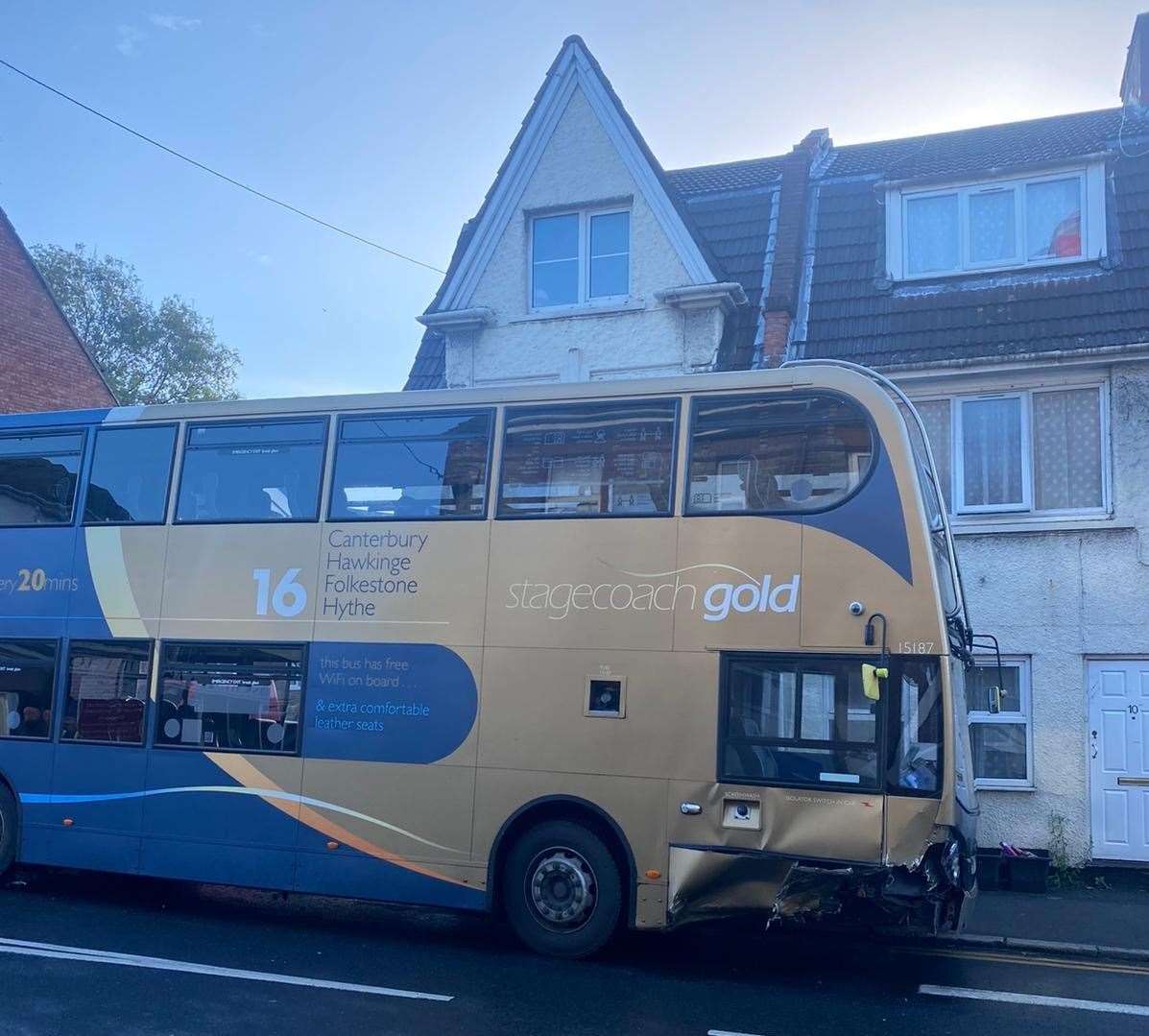 A Stagecoach bus was involved in the accident Picture: James Hornsey