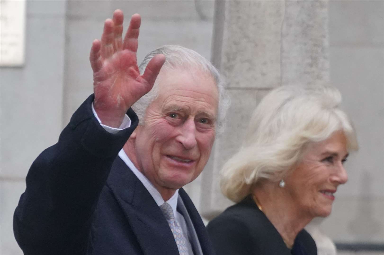 The King is expected to spend time recuperating after his treatment (Victoria Jones/PA)