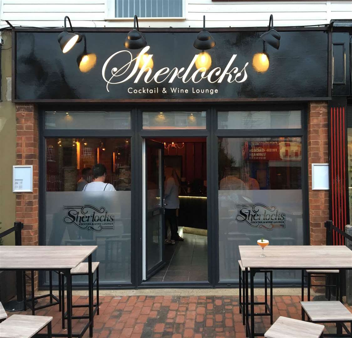 Sherlocks Cocktail & Wine Lounge is in Sittingbourne's West Street