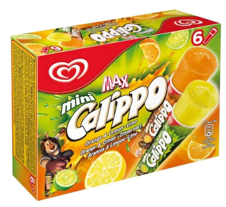 Wall's Mini Calippo multi-packs have been recalled. Picture: Wall's