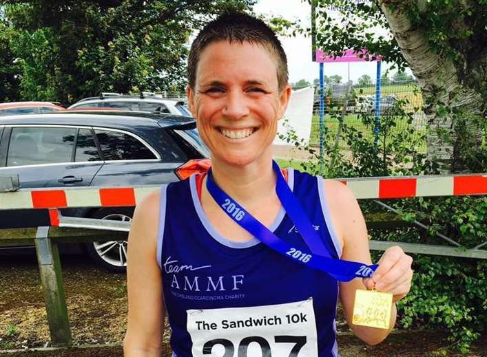 One of Victoria's 39 challenges was the Sandwich 10k run