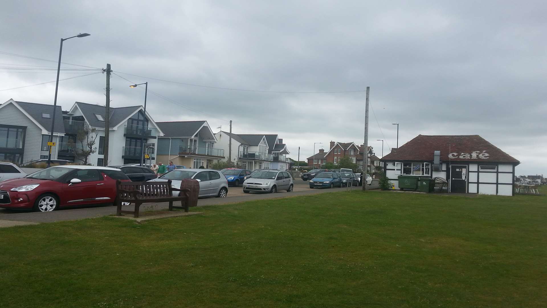 The youths gathered at Marine Parade, on the junction of Herne Bay Road