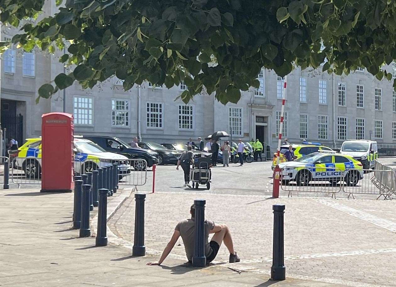 Film crews and prop police cars were in Maidstone last June for a new Netflix drama