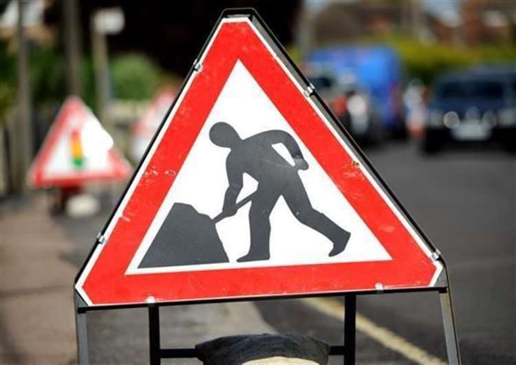 Roadworks have closed part of the motorway (20994648)