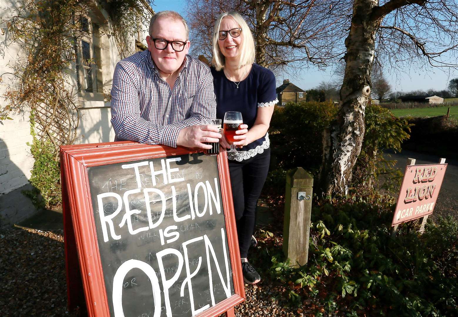 The couple bought the pub for £575,000