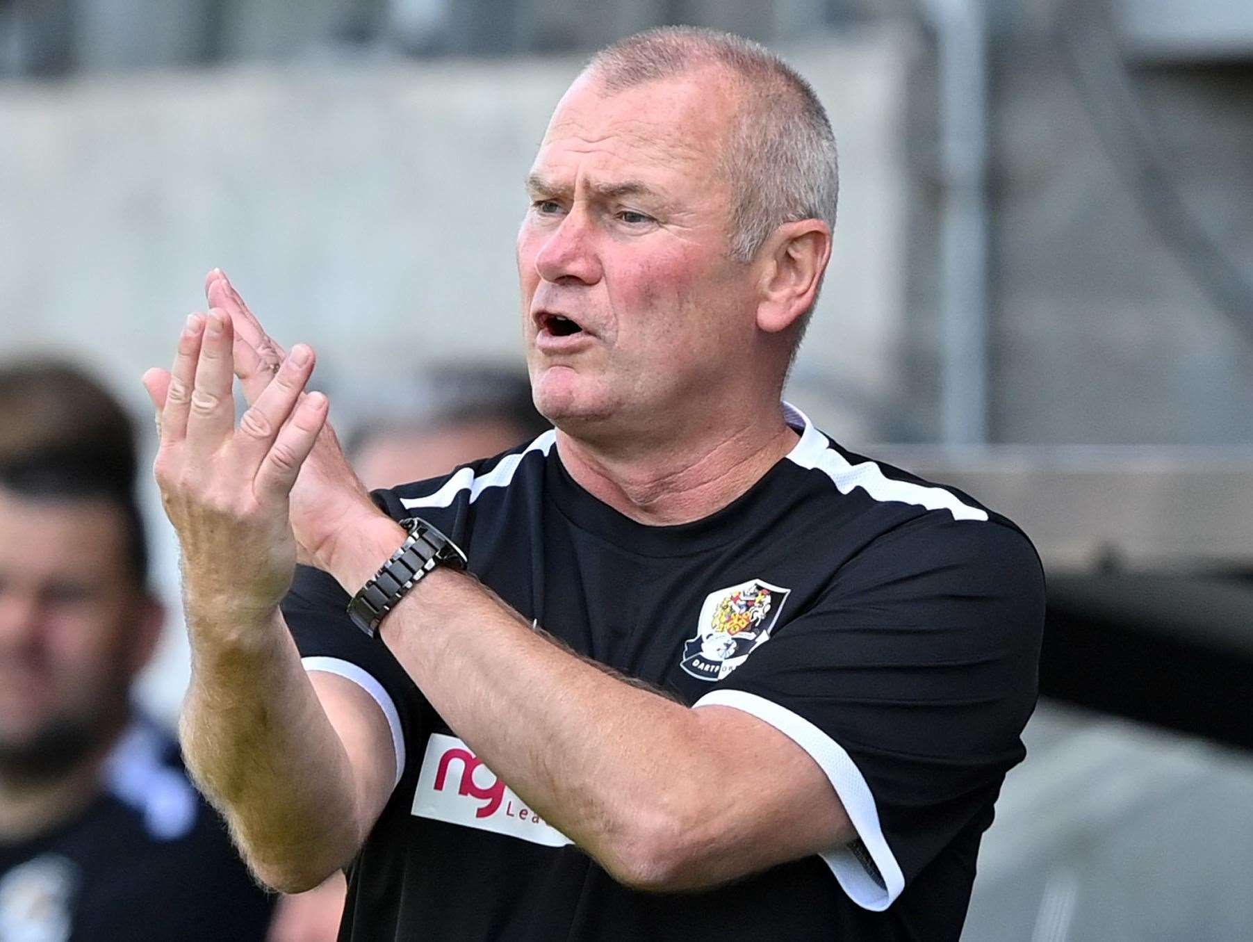 Dartford manager Alan Dowson wants his players to have some fire in their belly. Picture : Keith Gillard