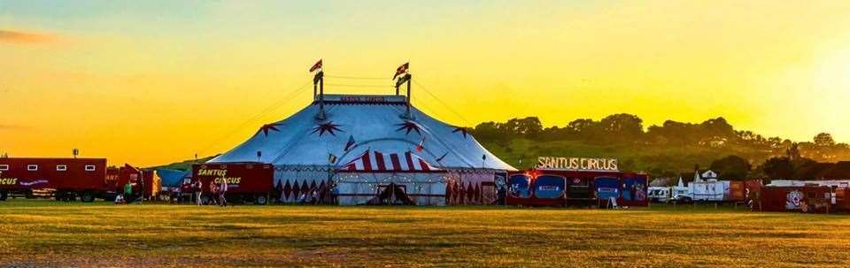 Santus Circus on Hythe Green in 2014. Picture: Santus Circus