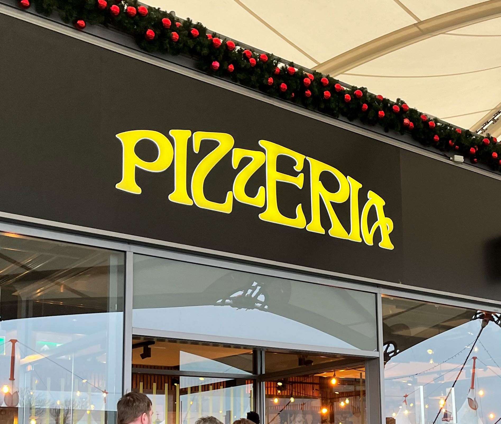 Emergency services were called to Pizza Express at Ashford Designer Outlet