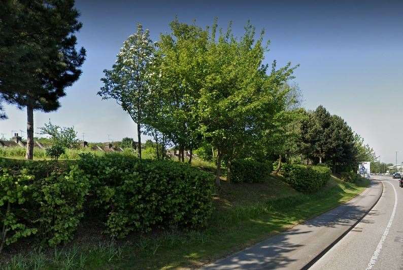 The land on Crossways Boulevard Bellway plans to build 258 homes on. Photo: Google