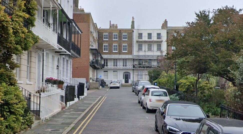 The incident happened in Albion Place, Ramsgate. Picture: Google