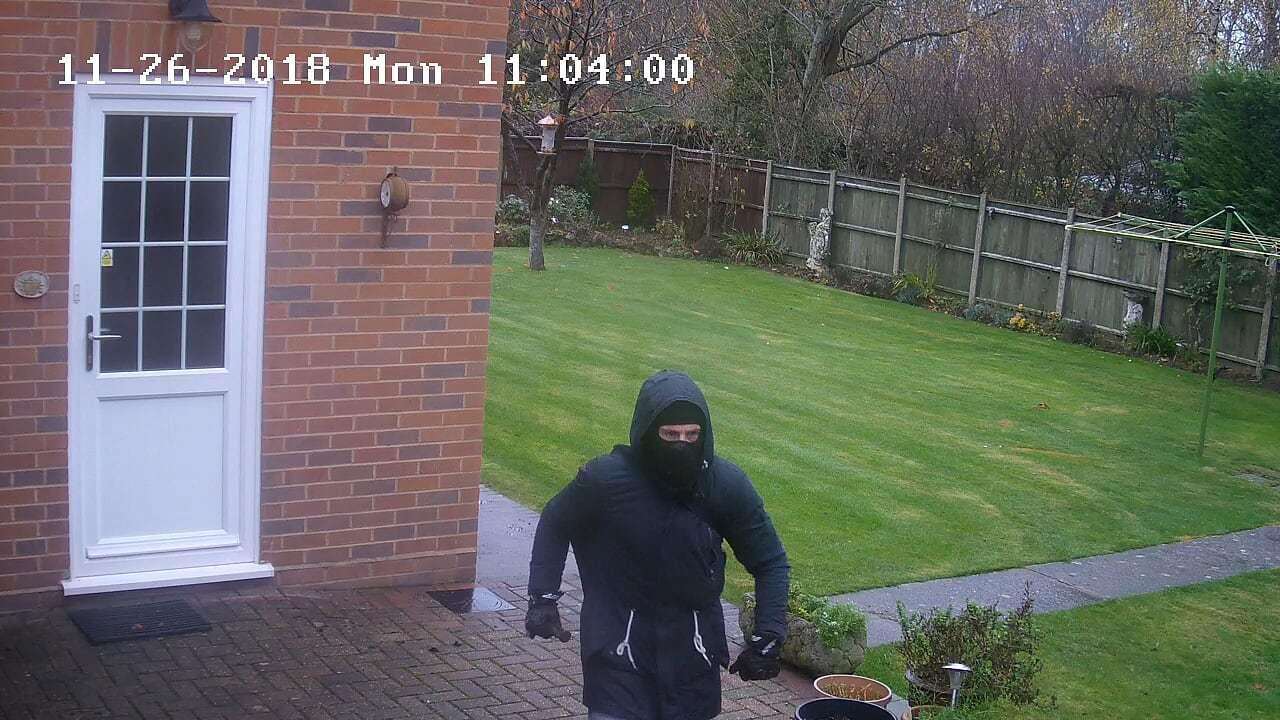 The man seen on CCTV
