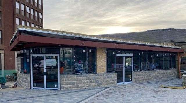 The new entrance at Maidstone East railway station with a glazed front is the latest part of a £2.5m expansion project