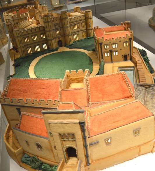 The gingerbread castle from the gatehouse