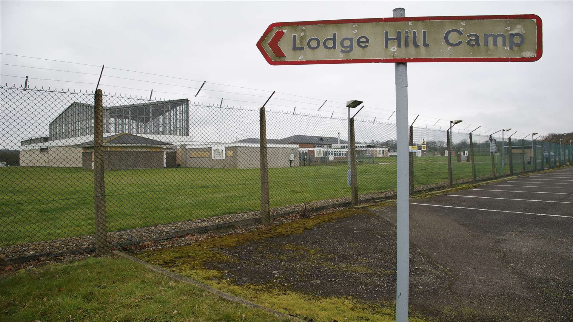 The former Lodge Hill army camp, Lodge Hill Lane, Chattenden