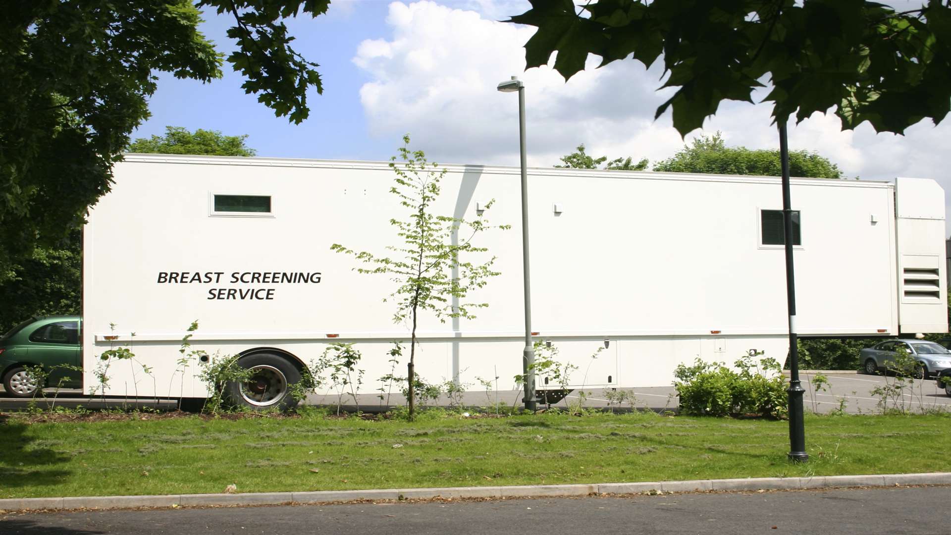 The screening van has broken down in the Angel Centre car park