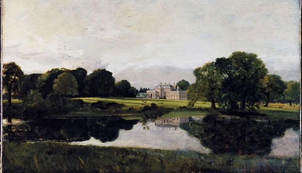 John Constable's painting of Malvern Hall in Warwickshire, 1809
