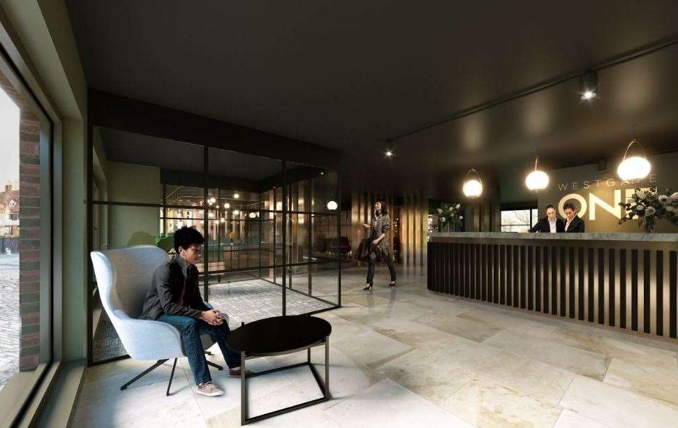 There will be a reception area, coffee shop and meeting rooms. Picture: ASIllustration