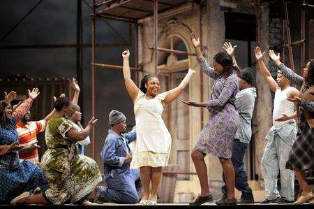 The cast of Porgy and Bess. Picture: Helen Maybanks