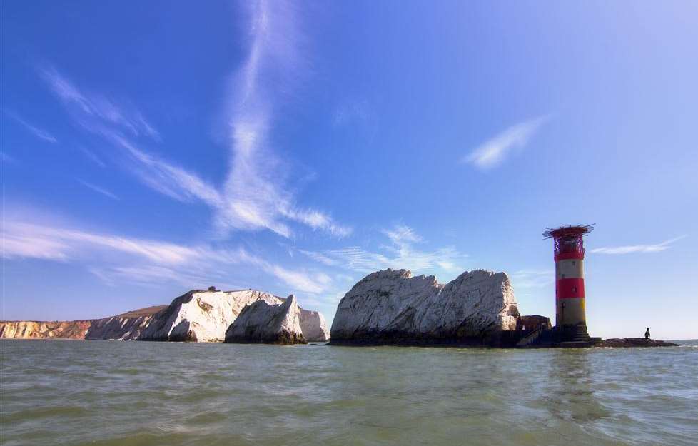 Famous landmark The Needles