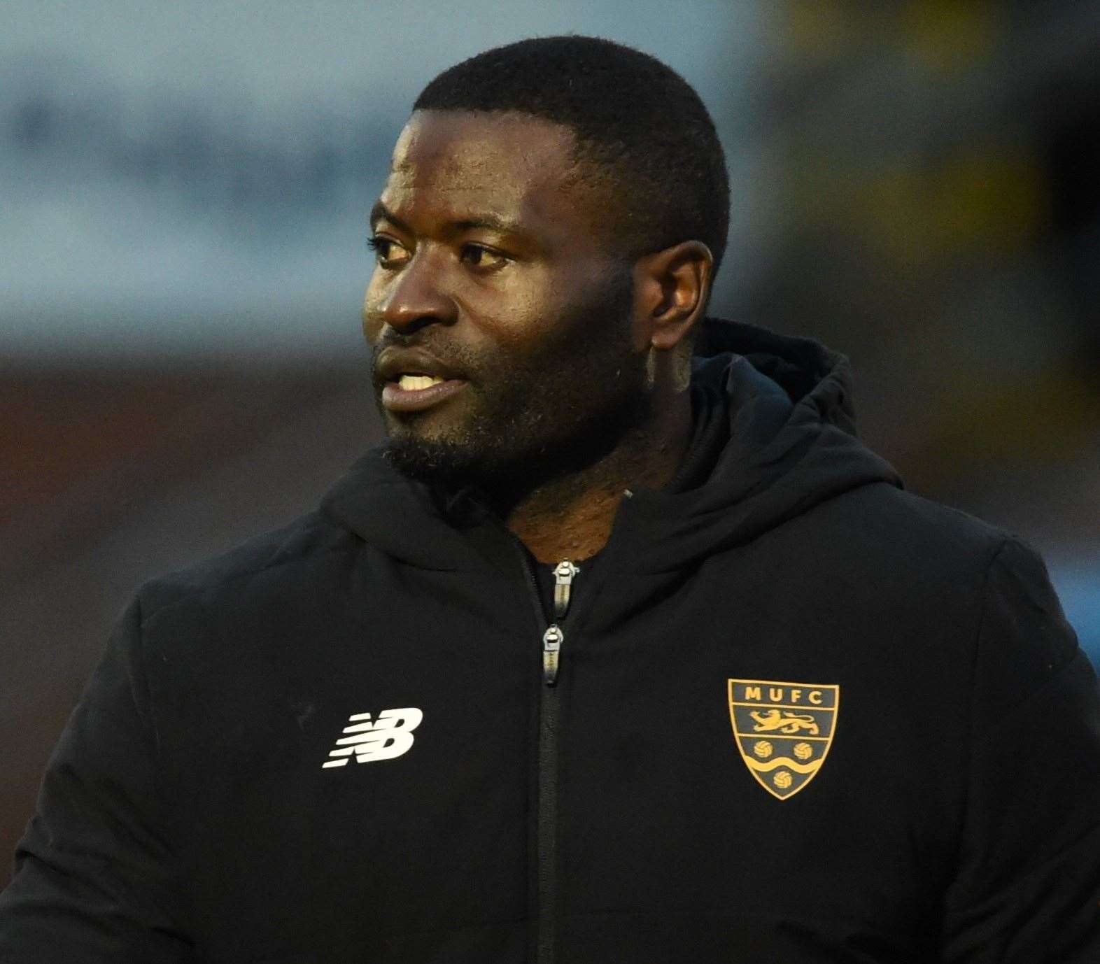 Maidstone United manager George Elokobi. Picture: Steve Terrell