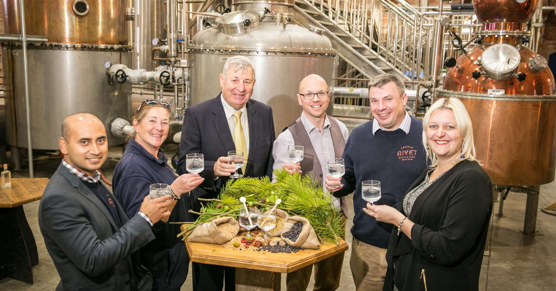 Leeds Castle has teamed up with Copper Rivet Distillery in Medway to produce a special edition Motte & Baillie Gin. Picture: www.matthewwalkerphotography.com