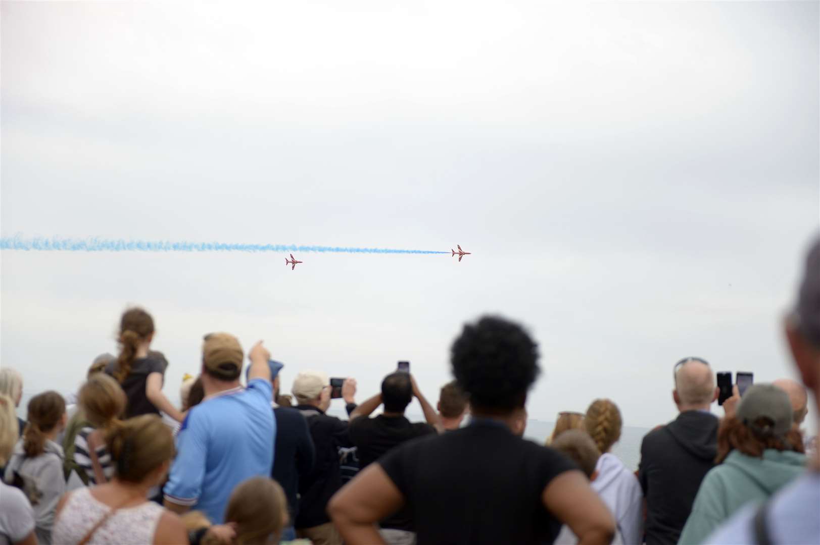 The performance marked the end of the airshow. Picture: Barry Goodwin