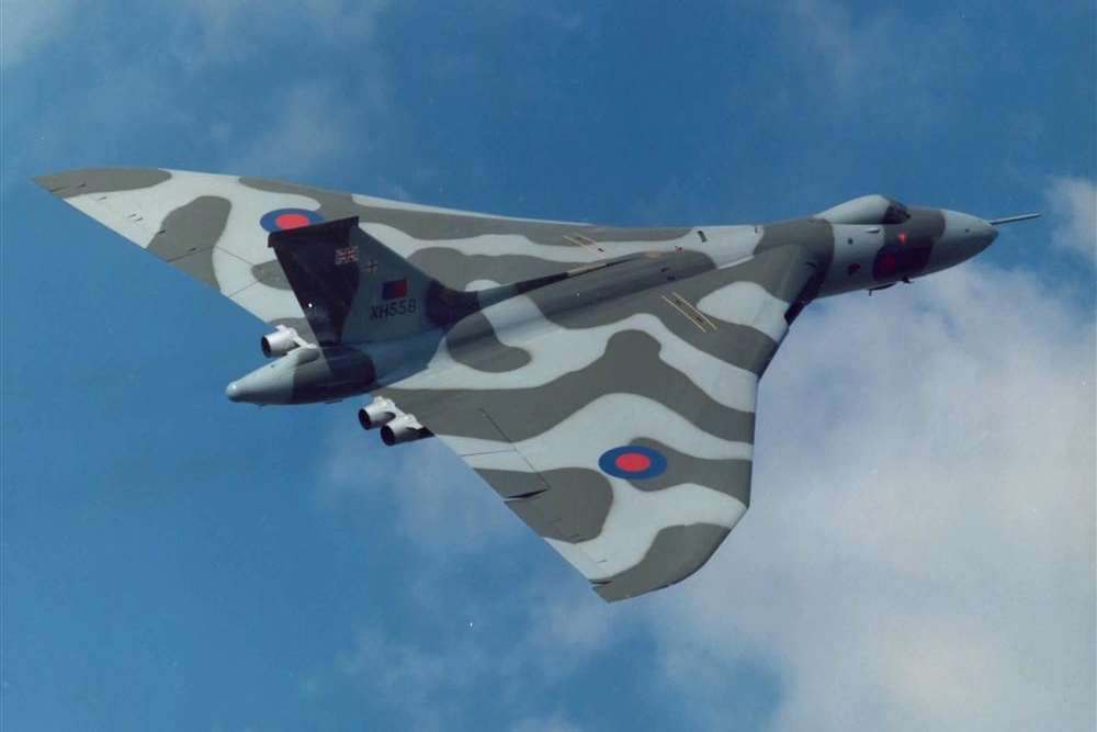 The Vulcan bomber is a spectacular sight